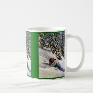 Caneca De Café Esquiando no Haute Sabóia, Haute Sabóia