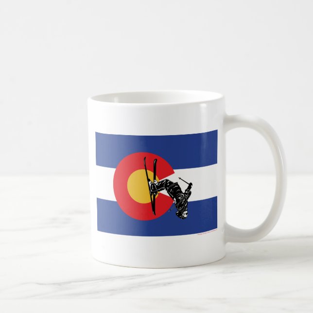 Caneca De Café Esquiar Colorado (Direita)