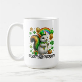 Caneca De Café Esquilo Amigo Sortudo