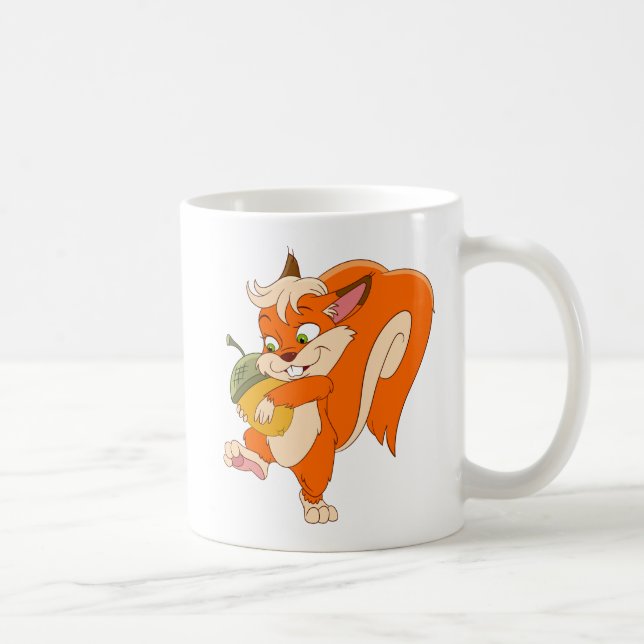 Caneca De Café Esquilo com bolota (Direita)