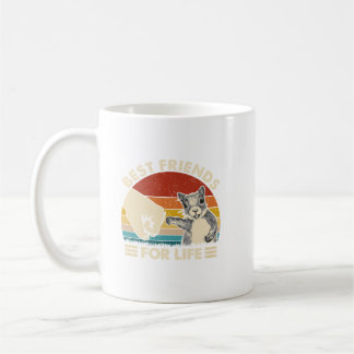 Caneca De Café Esquilo Da Vintagem Retroativa Melhor Amigo Para A