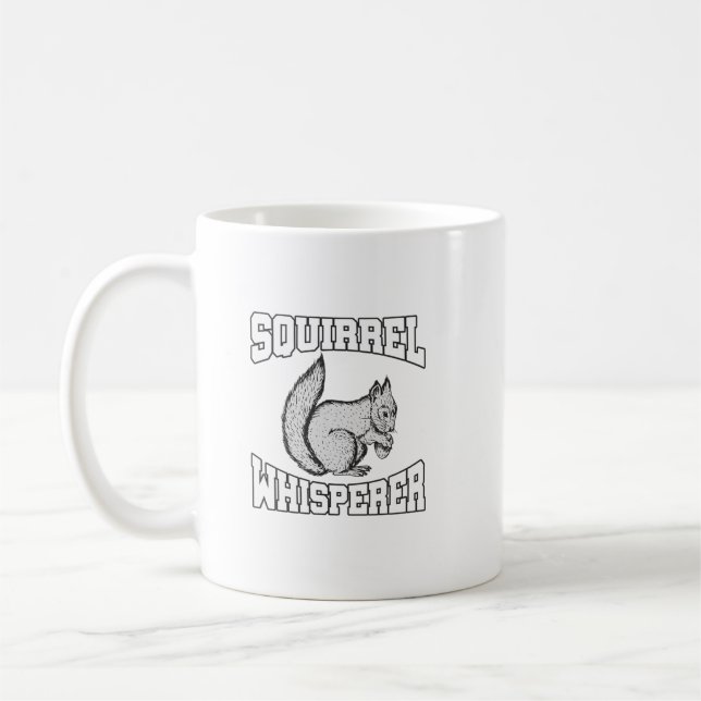 Caneca De Café Esquilo de animais selvagens com esperma de esquil (Esquerda)