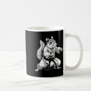Caneca De Café Esquilo de Caratê Kickboxing Taekwondo MMA Esquilo
