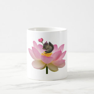 Caneca De Café Esquilo de Hipster de Bebê