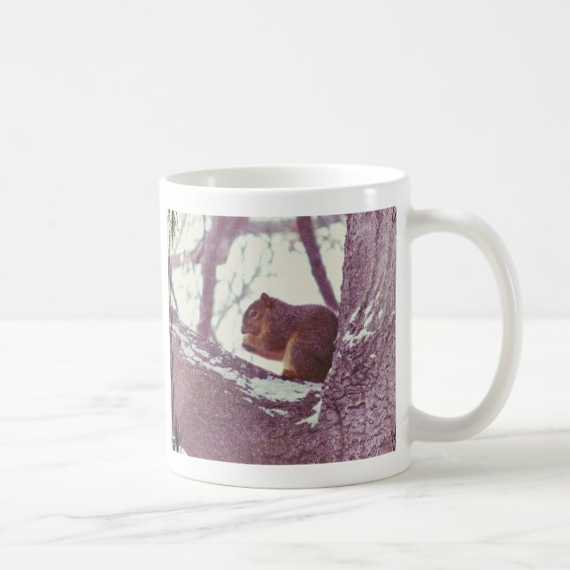 Caneca De Café Esquilo de inverno (Direita)