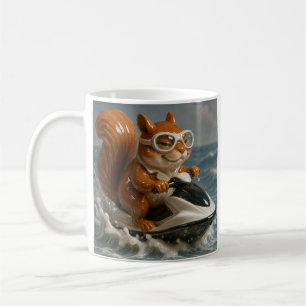 Caneca De Café Esquilo de Jet Ski