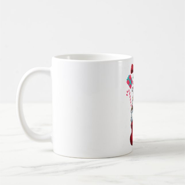 Caneca De Café Esquilo de Natal (Esquerda)