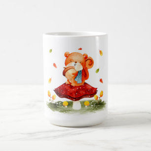 Caneca De Café Esquilo de outono