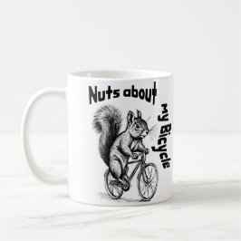 Caneca De Café Esquilo em um presente de entusiasta de ciclismo