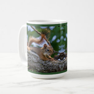 Caneca De Café Esquilo Feliz