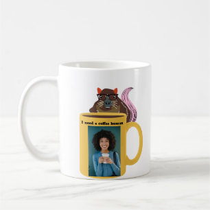 Caneca De Café Esquilo Malvado #286 Café Humano