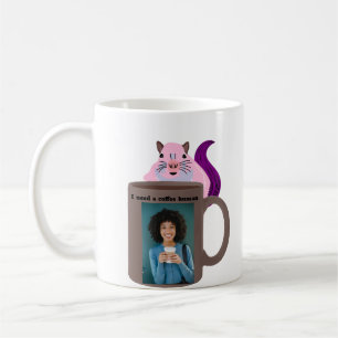 Caneca De Café Esquilo Malvado #456 Café Humano