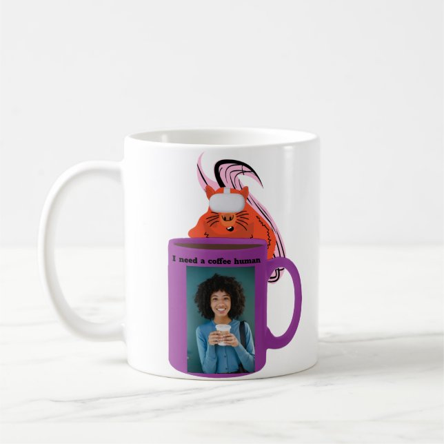 Caneca De Café Esquilo Malvado #469 Café Humano (Esquerda)
