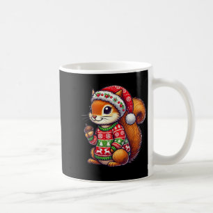 Caneca De Café Esquilo Ugly Sweater Natal