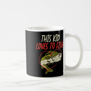 Caneca De Café Essa Criança Ama Pescar B Família de Pesca Present