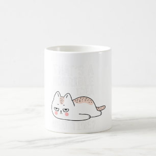Caneca De Café essa é a ideia horrível   design de amante de gato