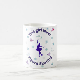 Caneca De Café Essa Garota Ama o Patinagem Artística 