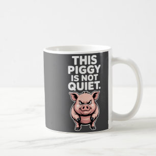 Caneca De Café Essa garota não é silenciosa Citação engraçada Mem