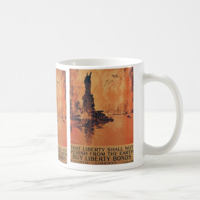 Caneca De Café Essa Liberdade Não Perecerá Da Terra (Direita)