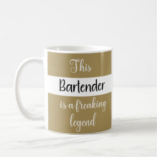 Caneca De Café Esse Barman é uma Lenda Danada — Presente Divertid