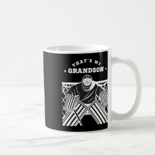 Caneca De Café Esse é Meu Neto Goleiro de Hóquei no Gelo Fã Vovô