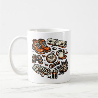 Caneca de Café Essentials Camping Vintage | Outd R