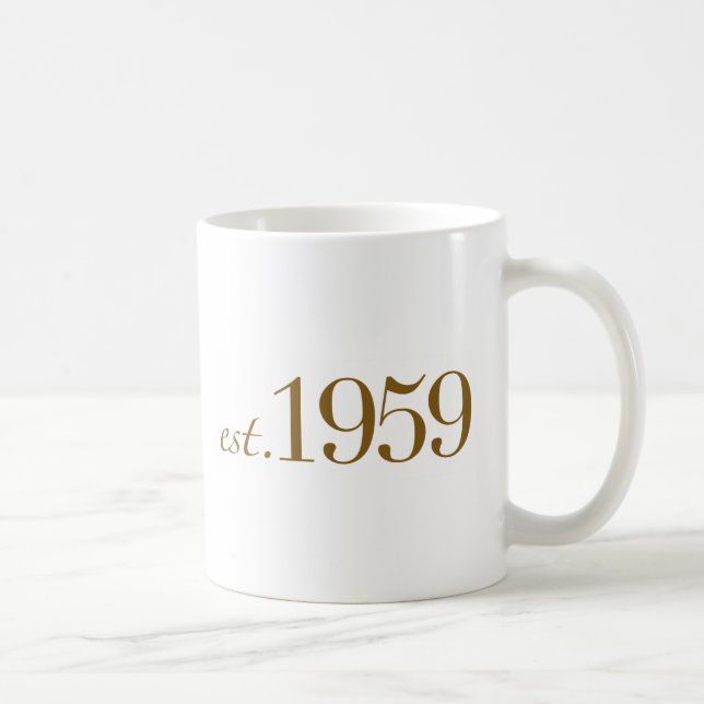 Caneca De Café Est 1959 (Direita)