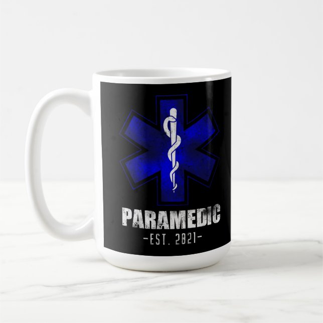 Caneca De Café Est paramédico de Emergência EMS 2021 Estudante (Esquerda)