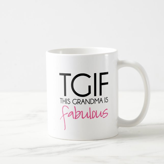 Caneca De Café Esta avó de TGIF é fabulosa (Direita)
