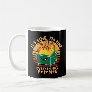 Caneca De Café Está Bem, Estou Bem, Está Tudo Bem Lil Dumpster F