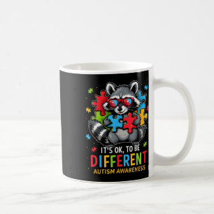 Caneca De Café Está bem ser diferente do Autismo Autismo Autista