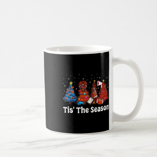 Caneca De Café Esta É A Época Dos Enfeites de natal De Futebol Pa (Direita)