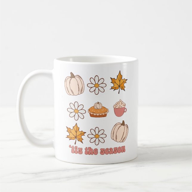 Caneca De Café Esta É A Folha Da Época, Pie & Pumpkin Graphics (Esquerda)
