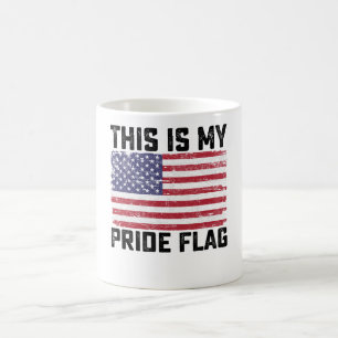 Caneca De Café Esta É a Minha Bandeira do Orgulho EUA
