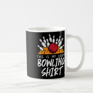Caneca De Café Esta É A Minha Boliche De Camisa Jogadora