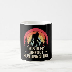 Caneca De Café Esta É A Minha Camisa De Caça De Pé Grande Re