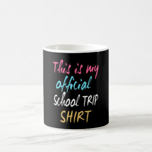 Caneca De Café Esta é a minha camisa de viagem escolar oficial