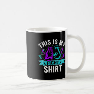 Caneca De Café Esta É A Minha Luta Contra A Prevenção Do Suicídio