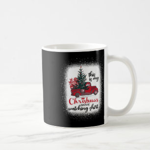Caneca De Café Esta É Minha Camisa de Ver Filmes de Natal Vintage