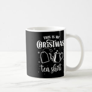 Caneca De Café Esta é Minha Camiseta de Chá de Natal Piada de Ama
