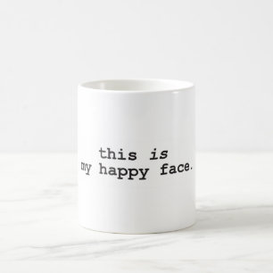 Caneca De Café Esta é minha cara feliz