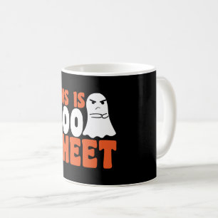 Caneca De Café Esta é uma Fantasia Divertida de Fantasma de Folha