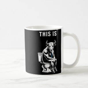 Caneca De Café Esta É Uma Touro Engraçada Touro, Touro E Vacas Hu