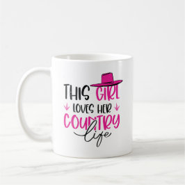 Caneca De Café Esta Garota Ama Seu Estilo de Vida Rural no Oeste