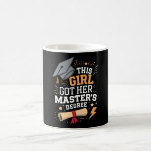 Caneca De Café Esta Garota Conquistou Sua Formatura no Mestrado