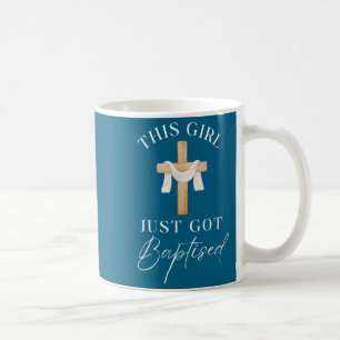 Caneca De Café Esta Garota Foi Batizada Batismo Cristão Eu Decidi