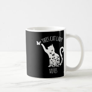 Caneca De Café Esta Gata Vota Senhoras Está Votando Kamala