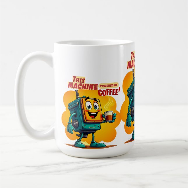 Caneca De Café Esta máquina de café Mug (Esquerda)