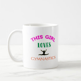 Caneca De Café Esta Menina Adora A Citação Do Gymnast Da Gymnast