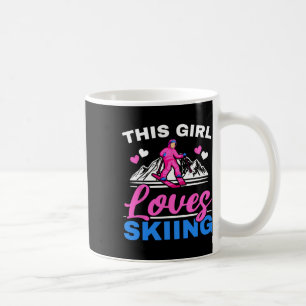 Caneca De Café Esta Menina Adora Esquiar Esquiar Esqui Esportes d